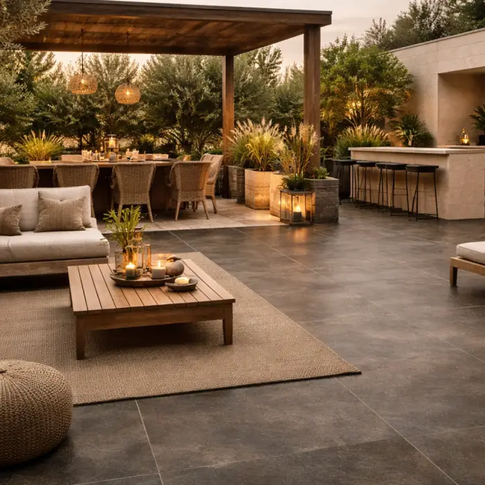 VULCANO CORTEN P. 80x80 cm