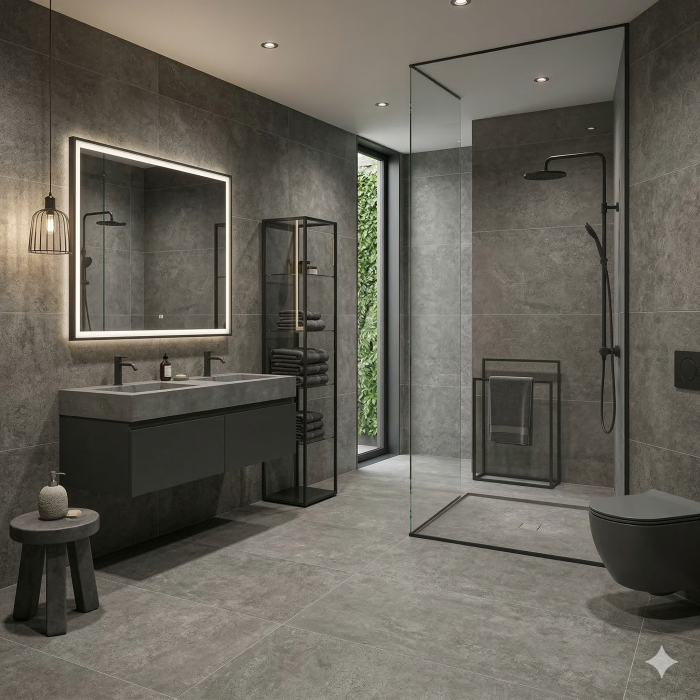 ICARIA ANTRACITA 30x60 cm