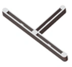 DISTANTIER T 2 mm 250 buc